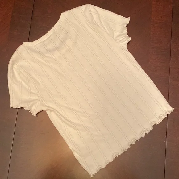 Aeropostale short sleeve tee sz M white EUC - Picture 2 of 3